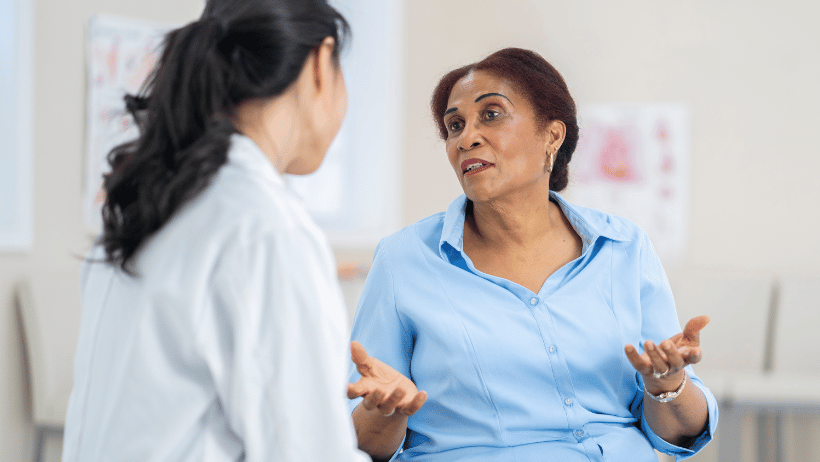 Blog20Covers20-202023-02-14T082536.414 Senior woman talking to a female doctor