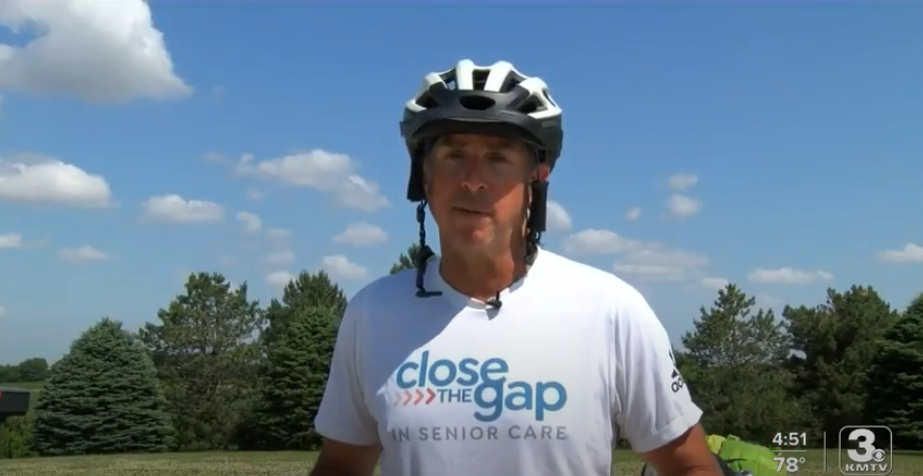 Jeff Salter speaking for Close the Gap in Senior Care