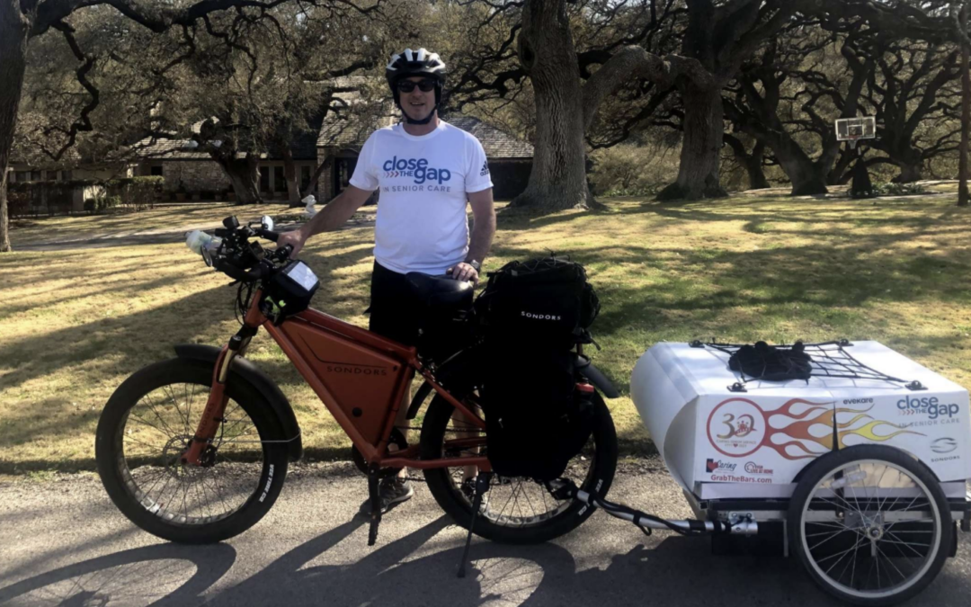 9,000-Mile E-Bike Tour Kicks Off in San Antonio to Raise Funds for Seniors