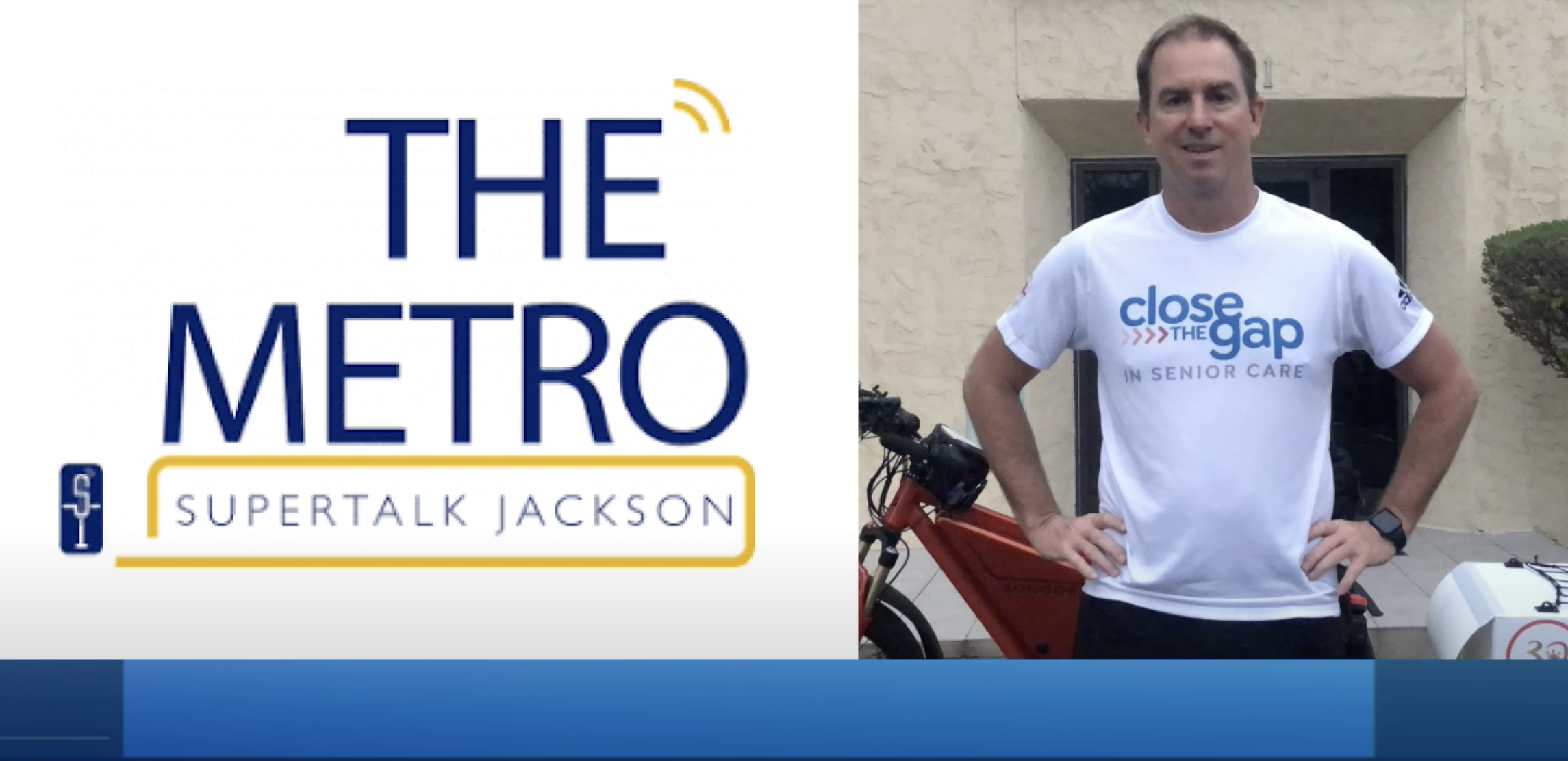 Jeff Salter on The Metro podcast for Close the Gap in Senior Care