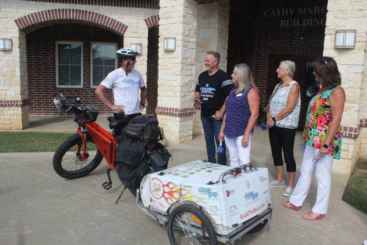Jeff Salter meets with Caring Senior Service in Johnson County