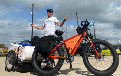 Man Riding 9,000 Miles on Electric Bike to Raise Awareness for Senior Needs
