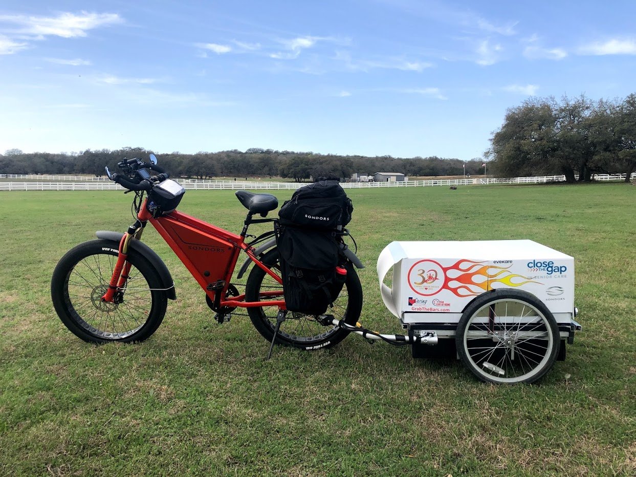 Jeff Salters bike on the field