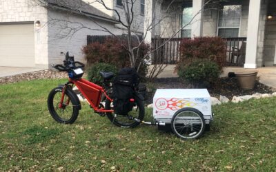 Man Rides Bicycle around the Country to Raise Money for Senior Citizens