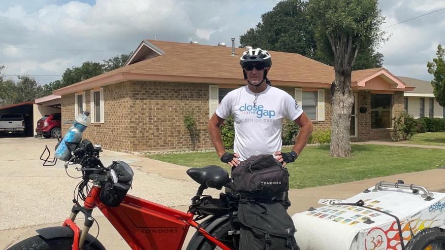 Jeff Salter raising awareness for Senior Care in Amarillo