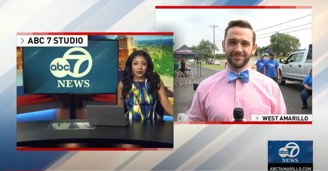 ABC News in Amarillo reports on a Caring Senior Service fundraiser