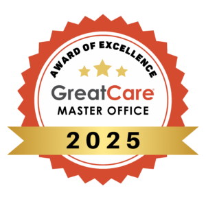 2025 GreatCare Master Office award badge